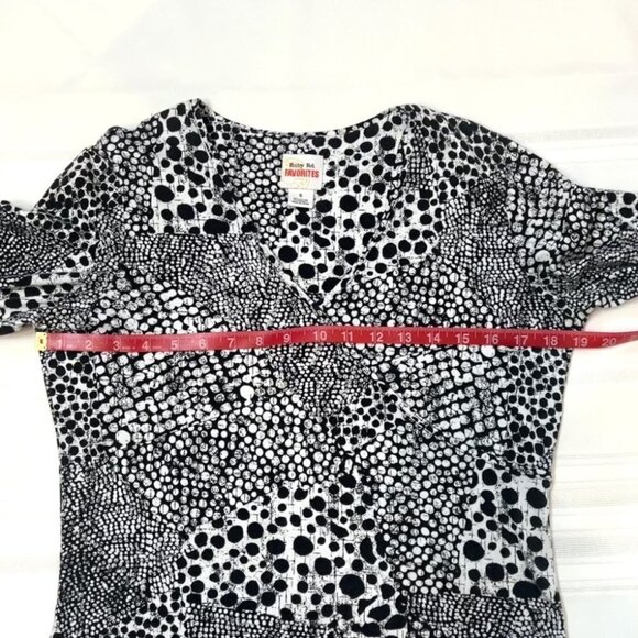 Ruby Rd. Favorites Women's 3/4 Sleeve V Neck‎ Cotton Knit Sz S EUC - Picture 6 of 9